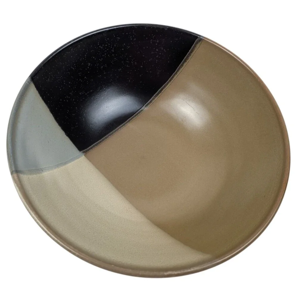 Sango Gold Dust Black 7.5” Cereal Soup Pasta Bowl #5022 Retired